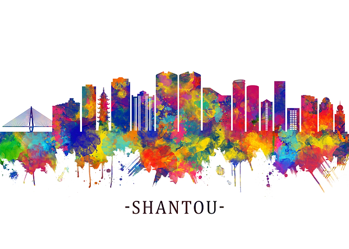 Shantou China Skyline