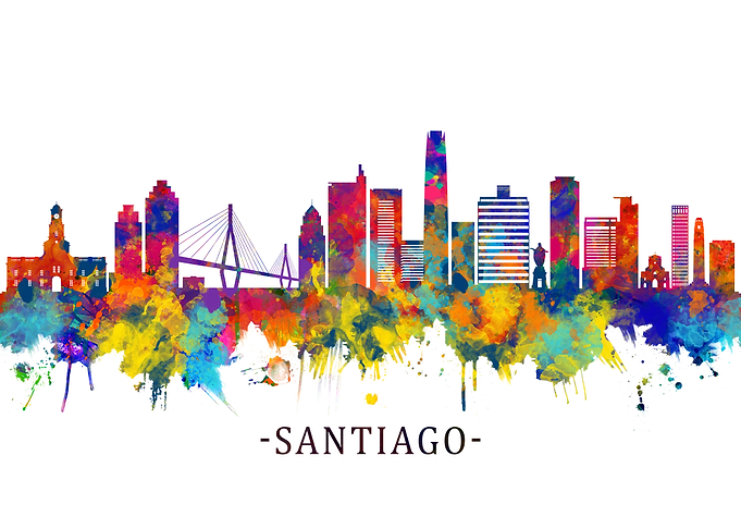 Santiago Chile Skyline
