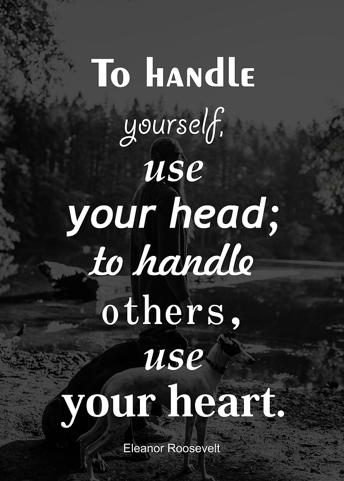 To handle yourself