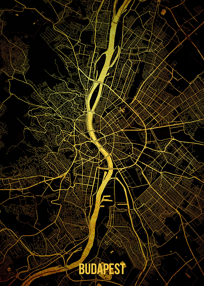 Budapest gold map