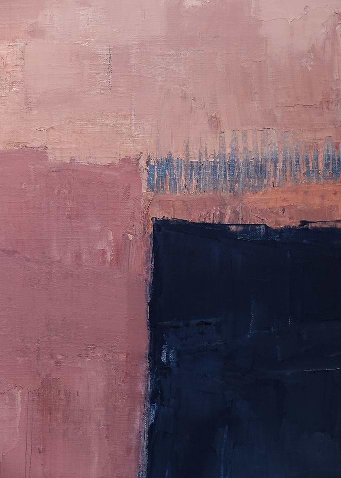 Pink blue abstract