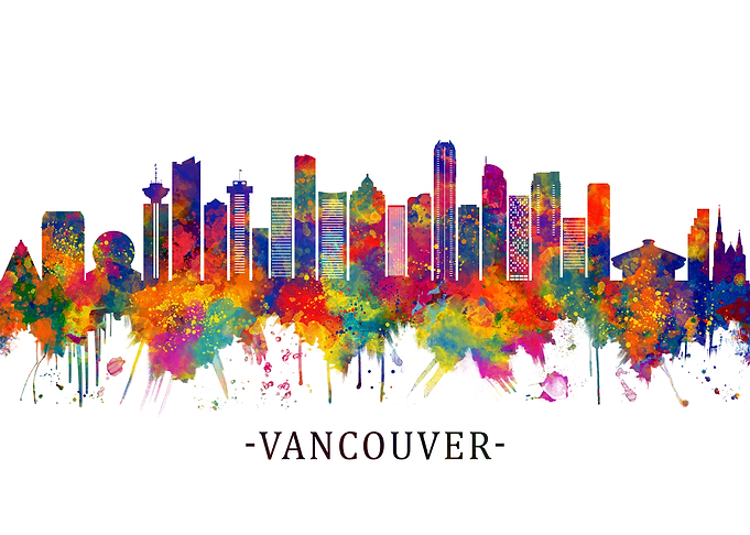 Vancouver Canada Skyline