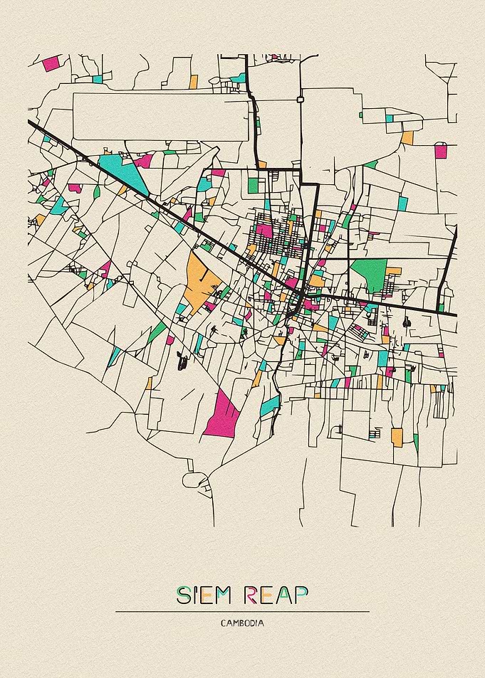 Siem Reap Map