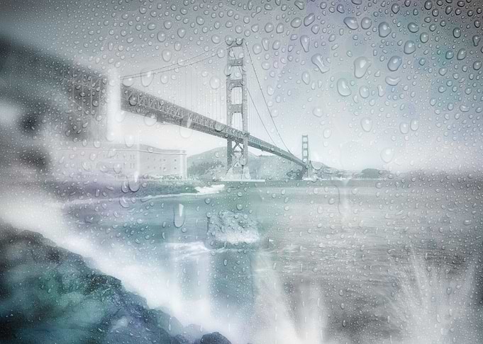 GOLDEN GATE Rainy Day