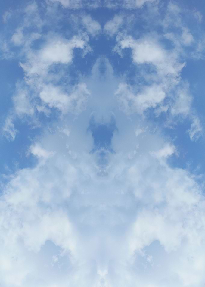Trippy psychedelic sky