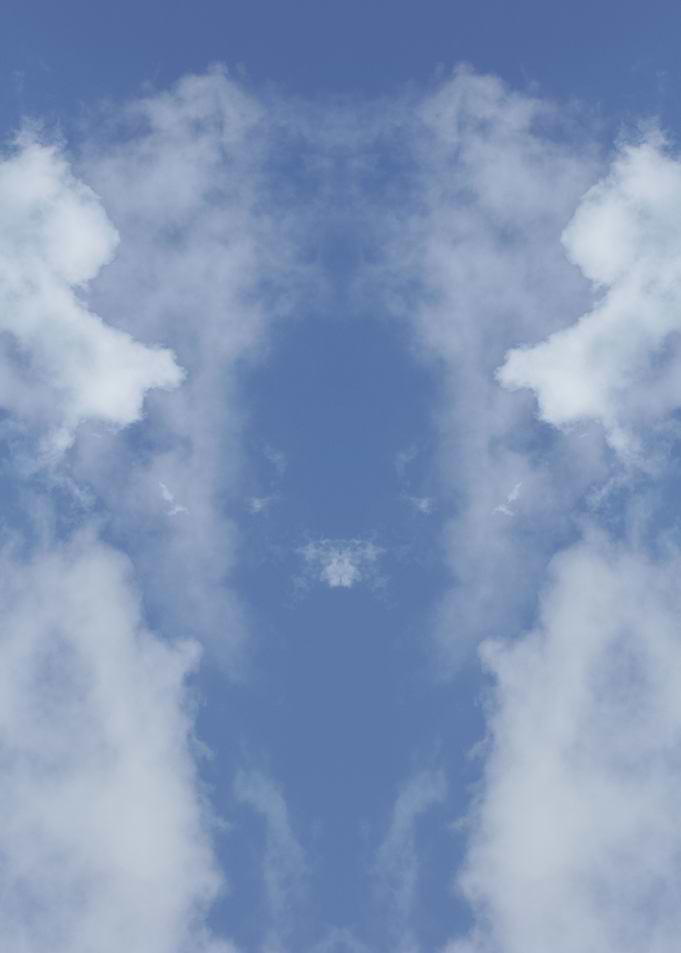 Trippy psychedelic sky