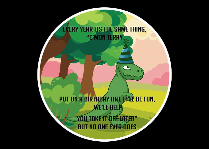 Birthday Funny TRex Funny