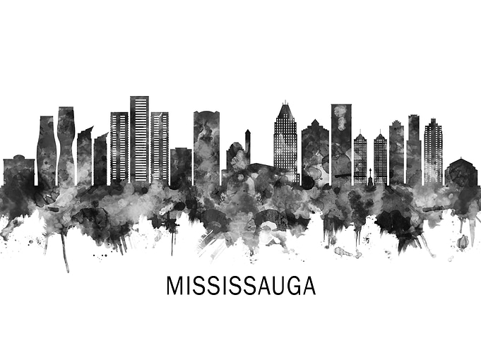 Mississauga Canada Skyline