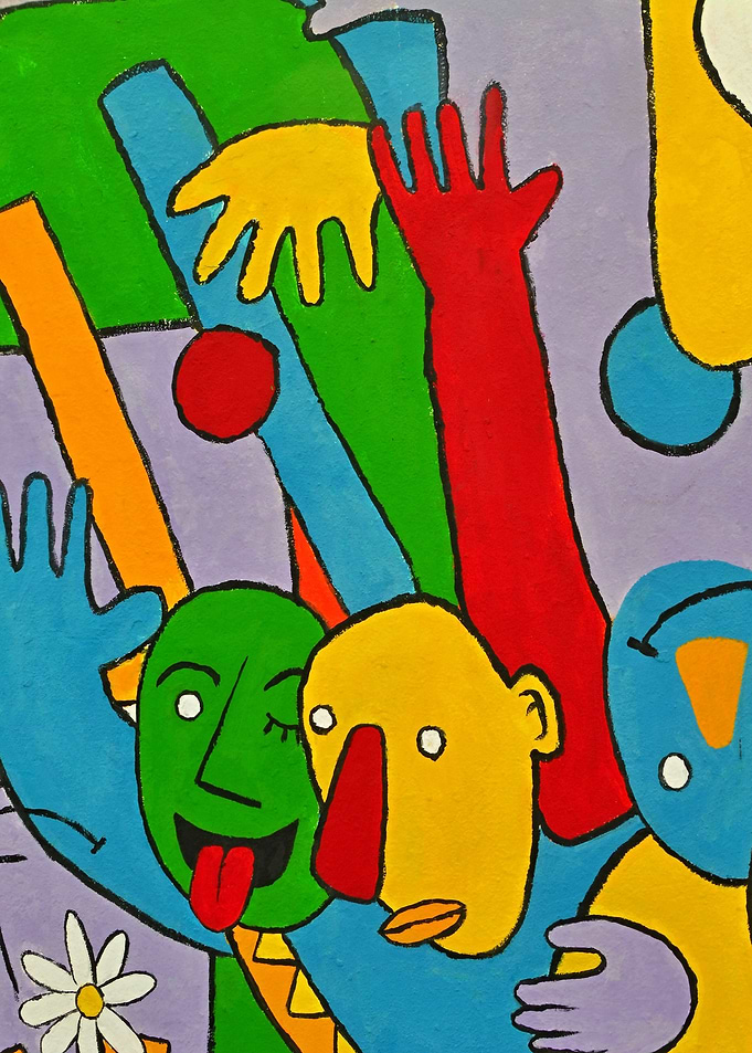 Colored Faces 02