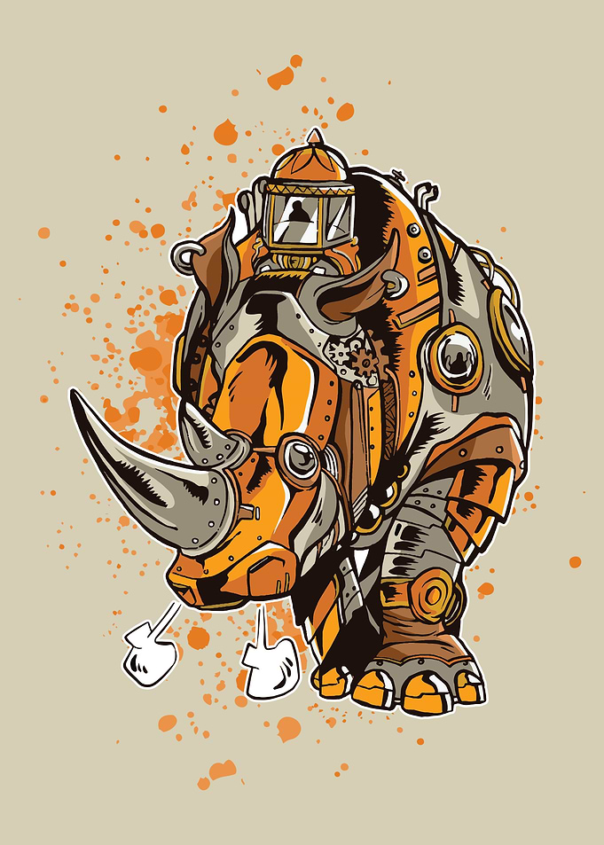 Steampunk Rhino