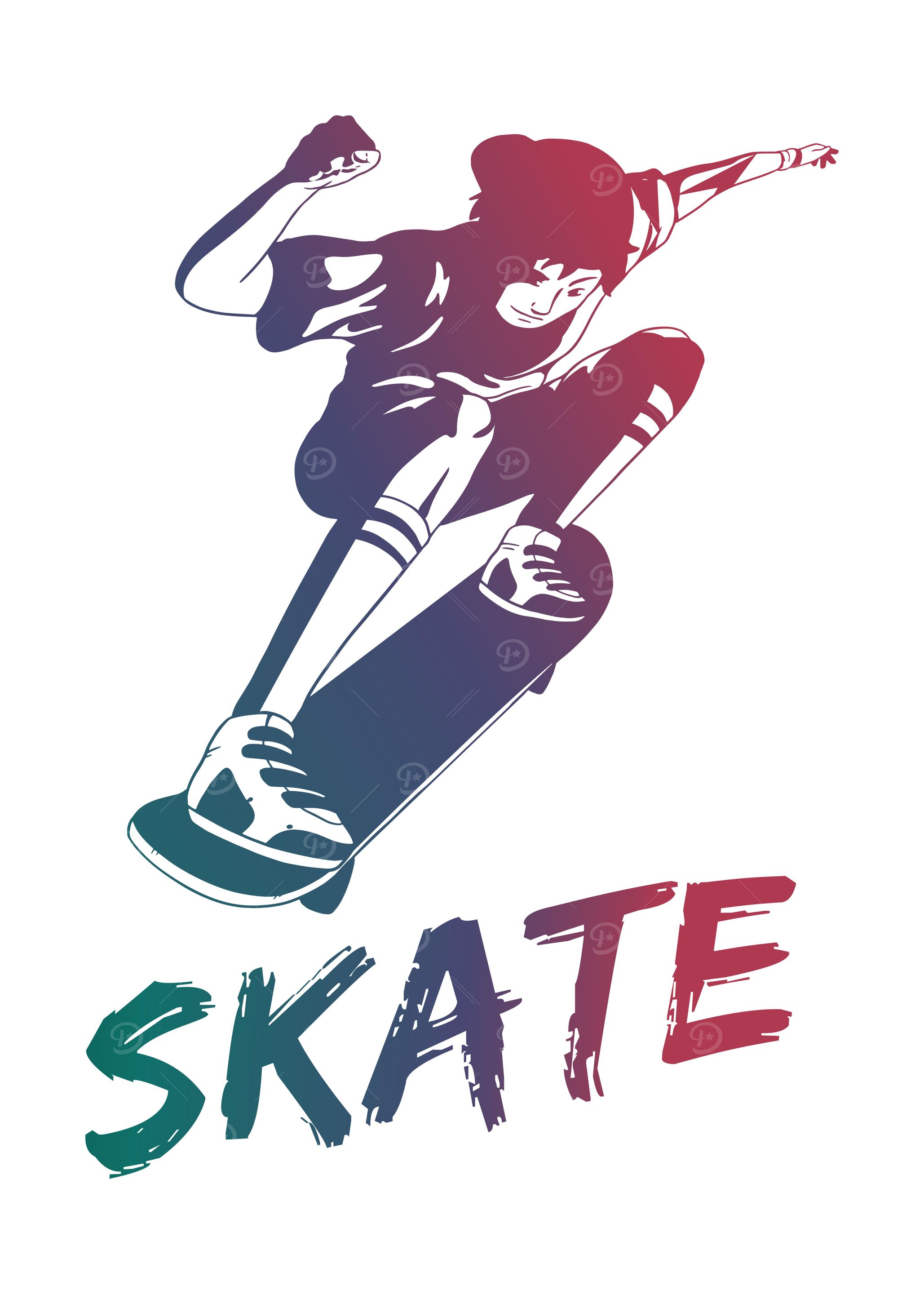 Kids Skate Skateboard Gift