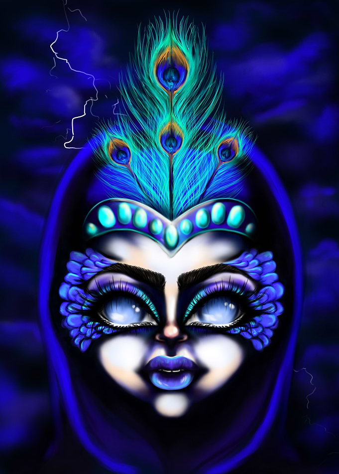The peacock queen