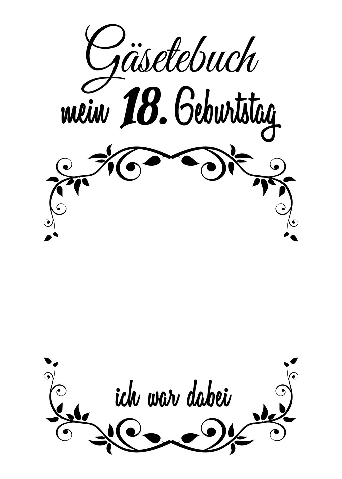 Gaesteliste 18 Geburtstag