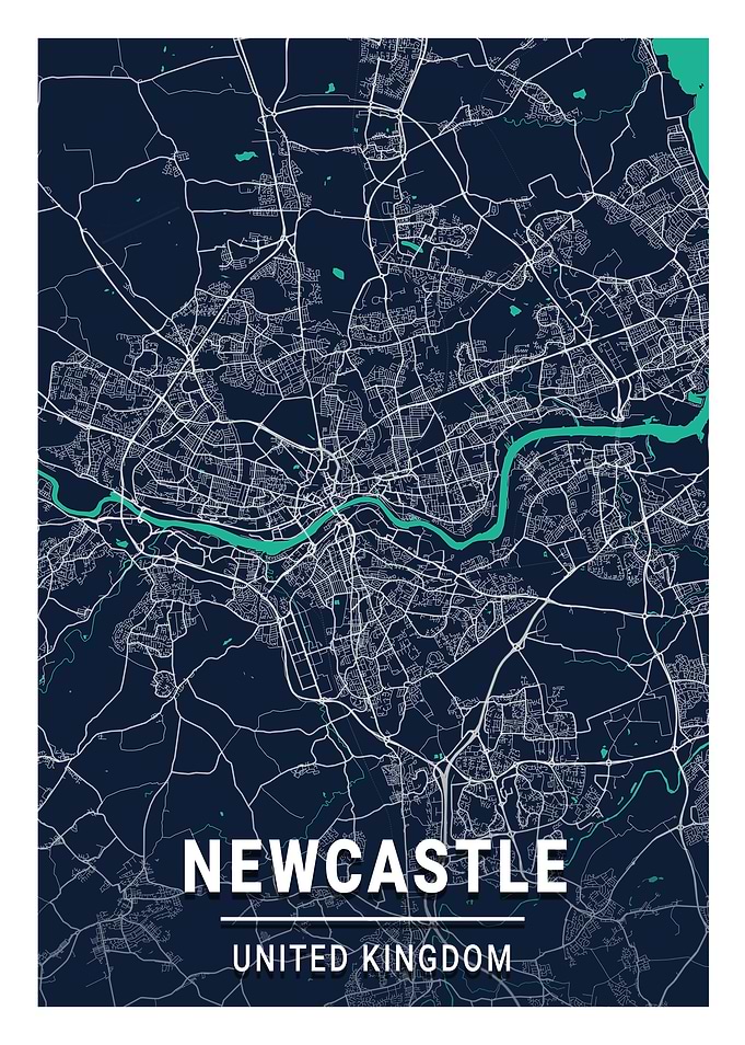 Newcastle Blue Dark Color