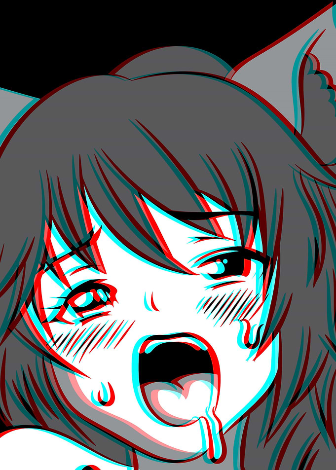 Ahegao Face Anime Girl