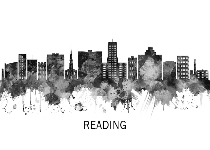 Reading Pennsylvania BW