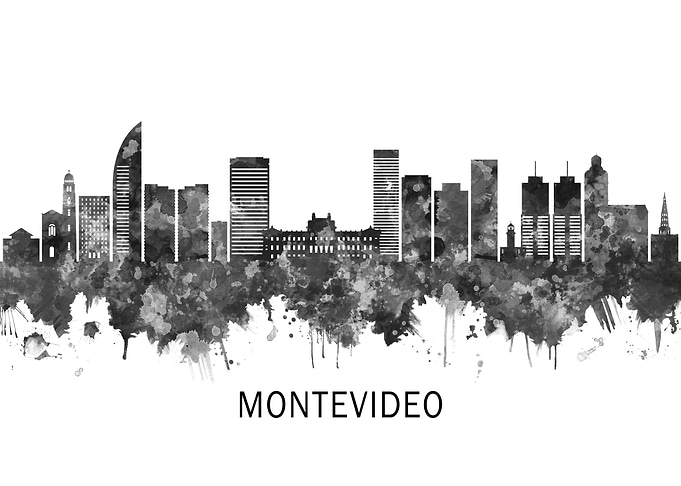 Montevideo Uruguay Skyline