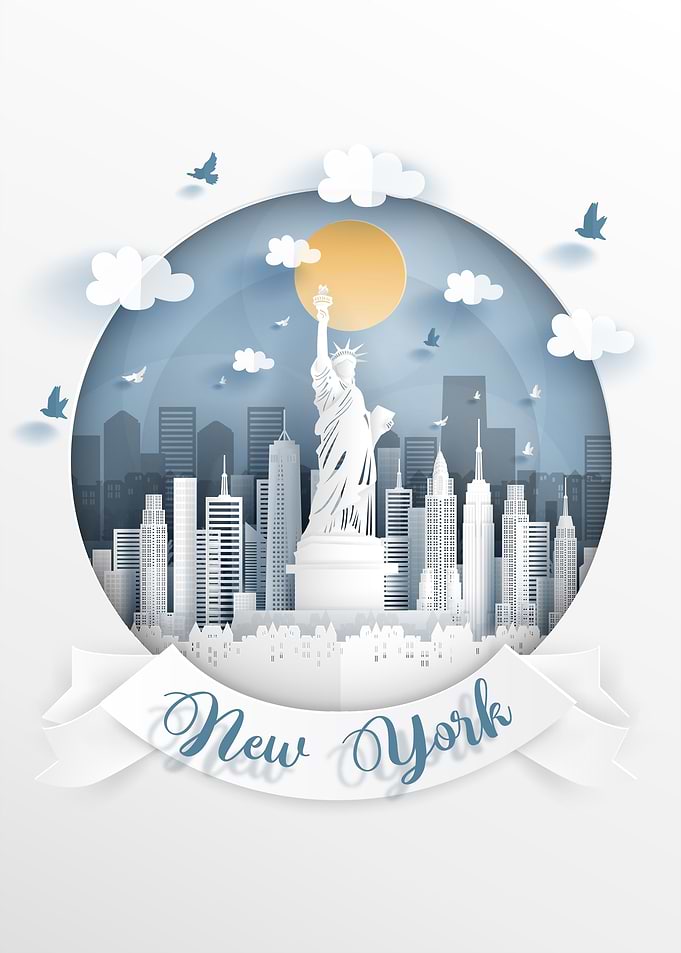 New York Papercut Art