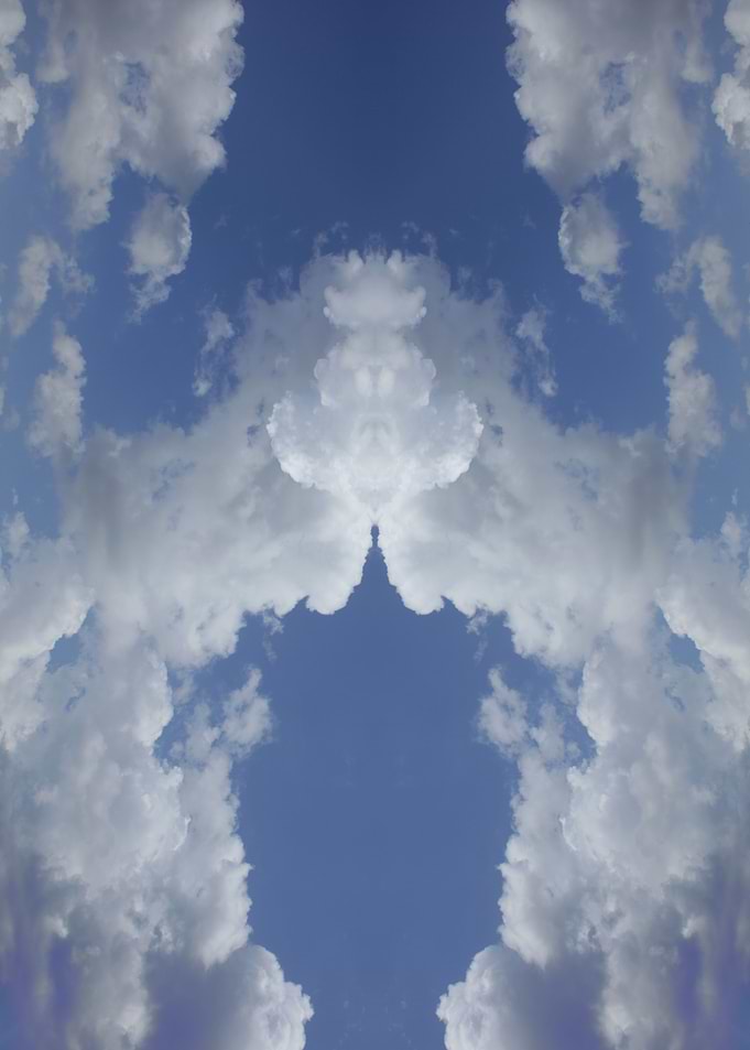 Trippy psychedelic sky