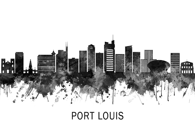Port Louis Mauritius BW