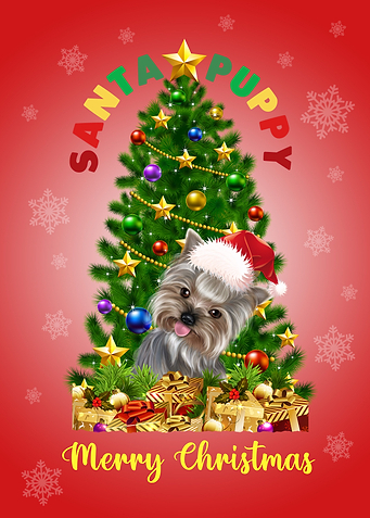 Santa Puppy