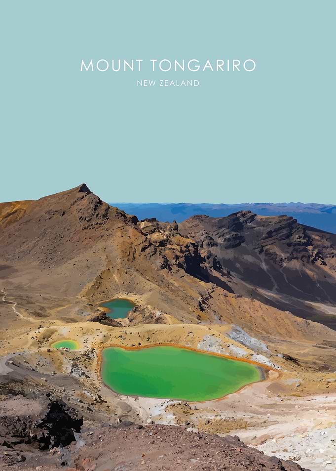 Mount Tongariro Artwork