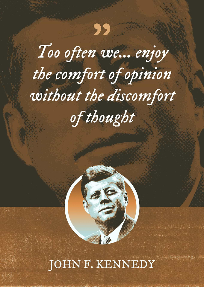 Too often we enjoy the