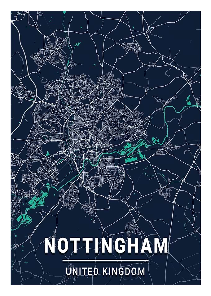 Nottingham Blue Dark Color