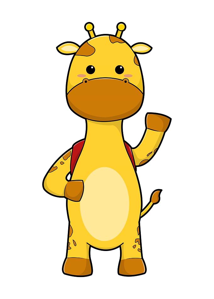 Giraffe School boy