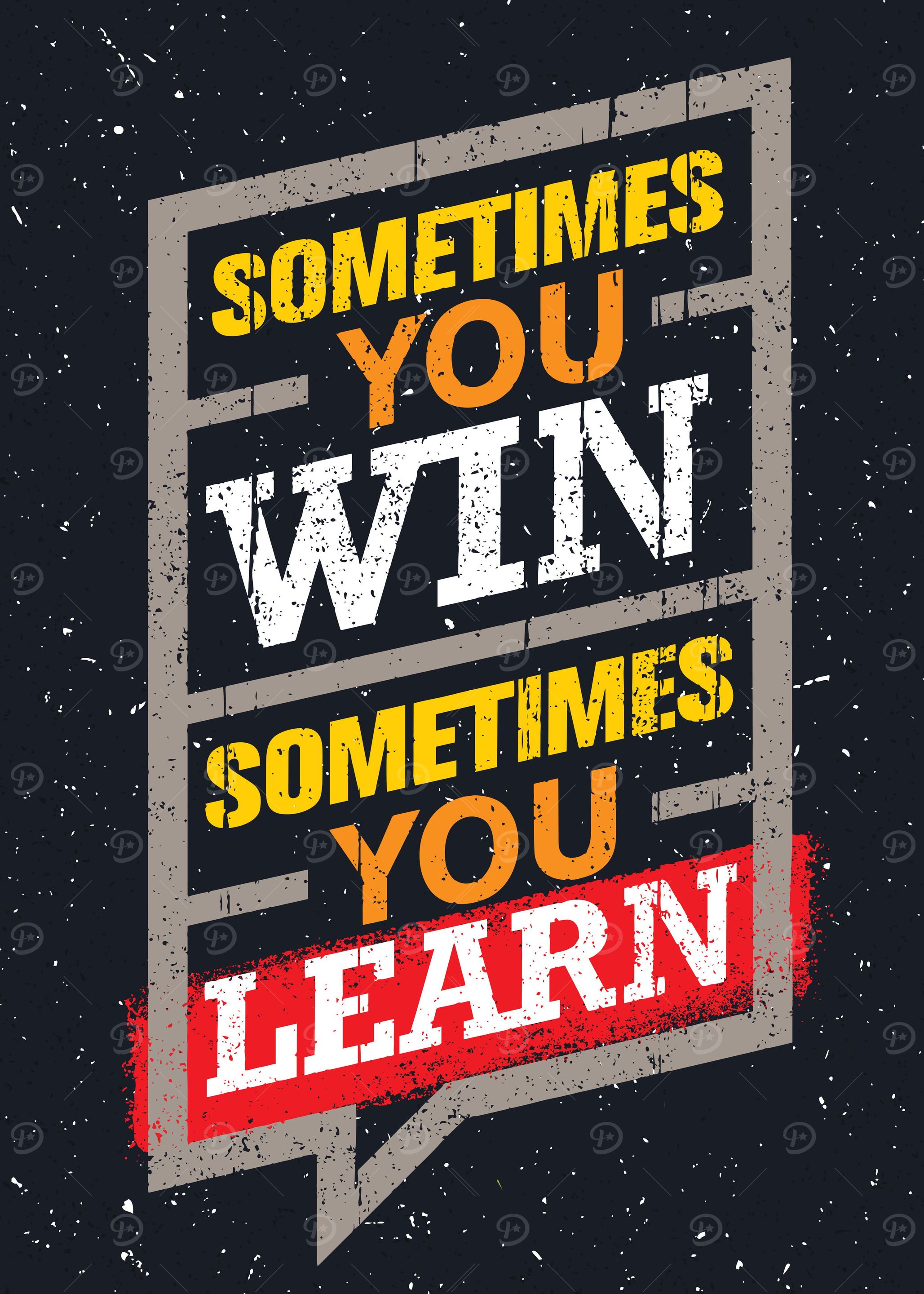 sometimes you win