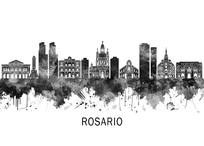 Rosario Argentina Skyline