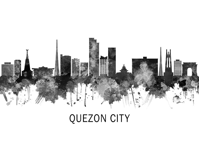 Quezon City Philippines BW