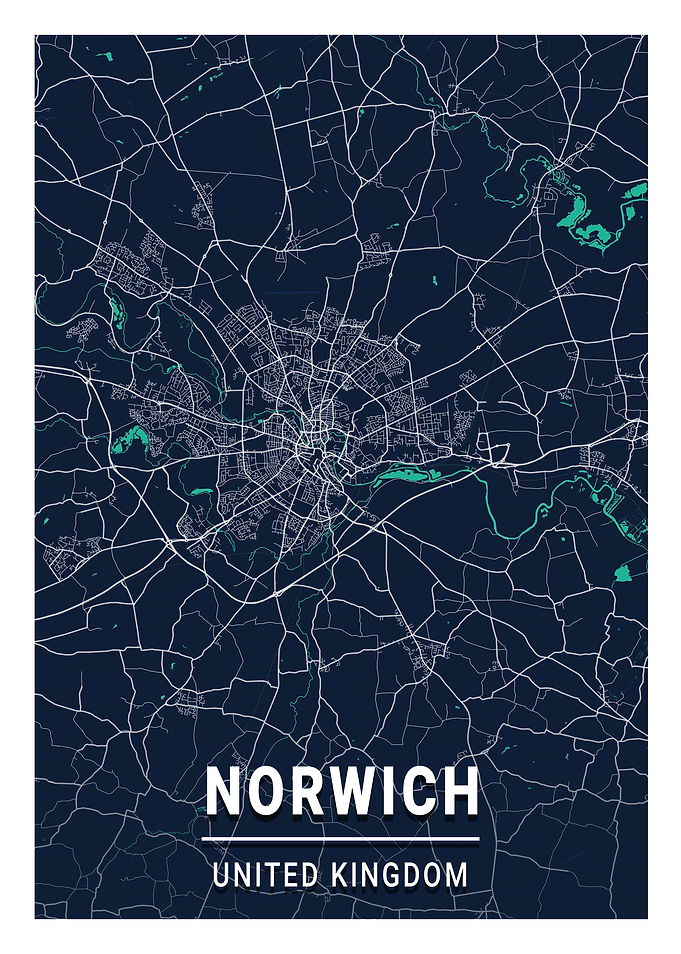 Norwich Blue Dark Color