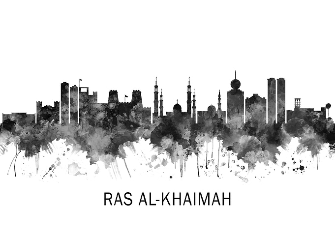 Ras AlKhaimah UAE Skyline