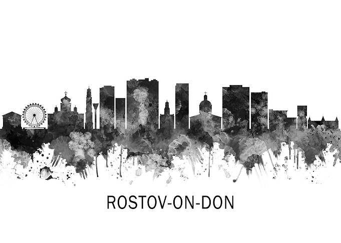 Rostov on Don Skyline BW