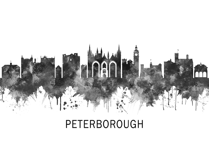 Peterborough England BW