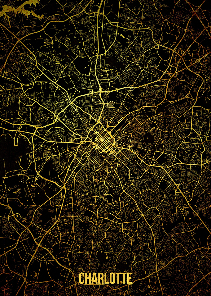 Charlotte gold map