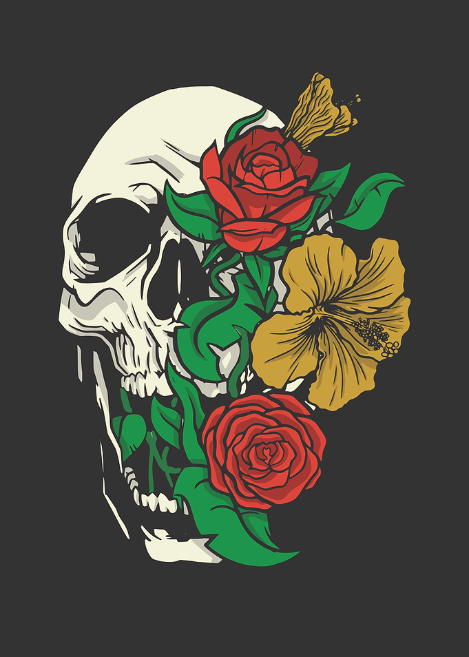 Floral Cranium Flower