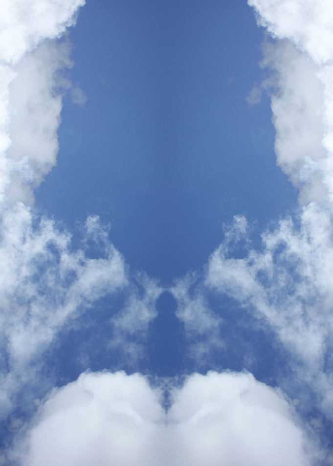 Trippy psychedelic sky