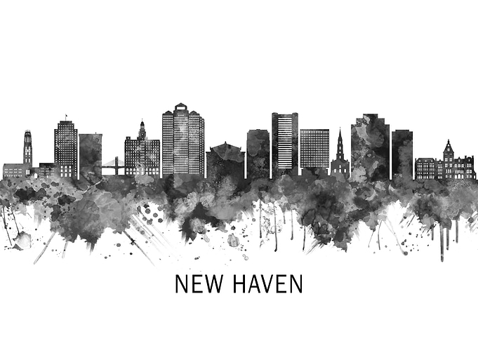 New Haven Connecticut BW