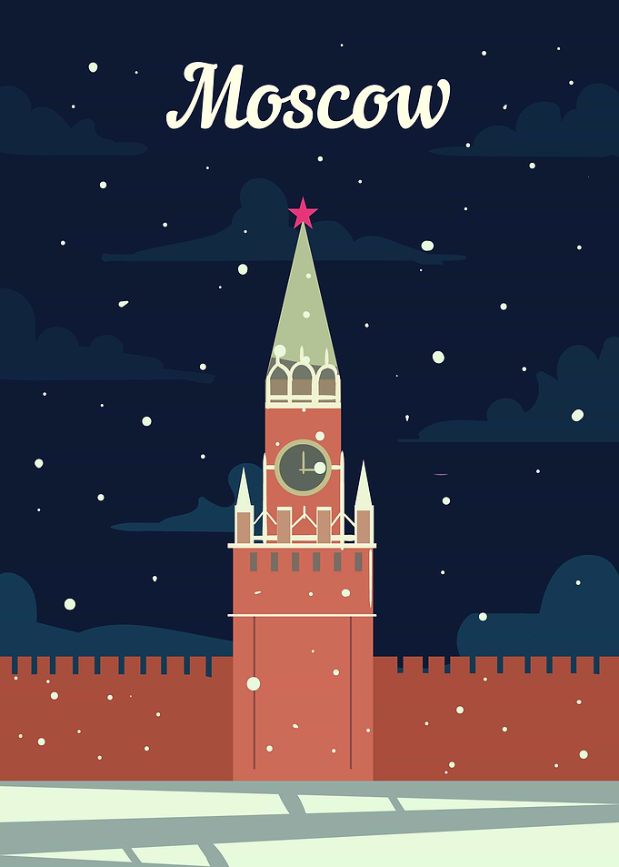 Moscow Retro poster