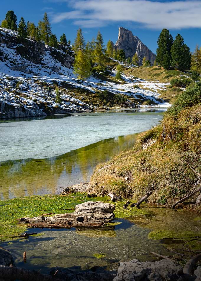 freezing lake