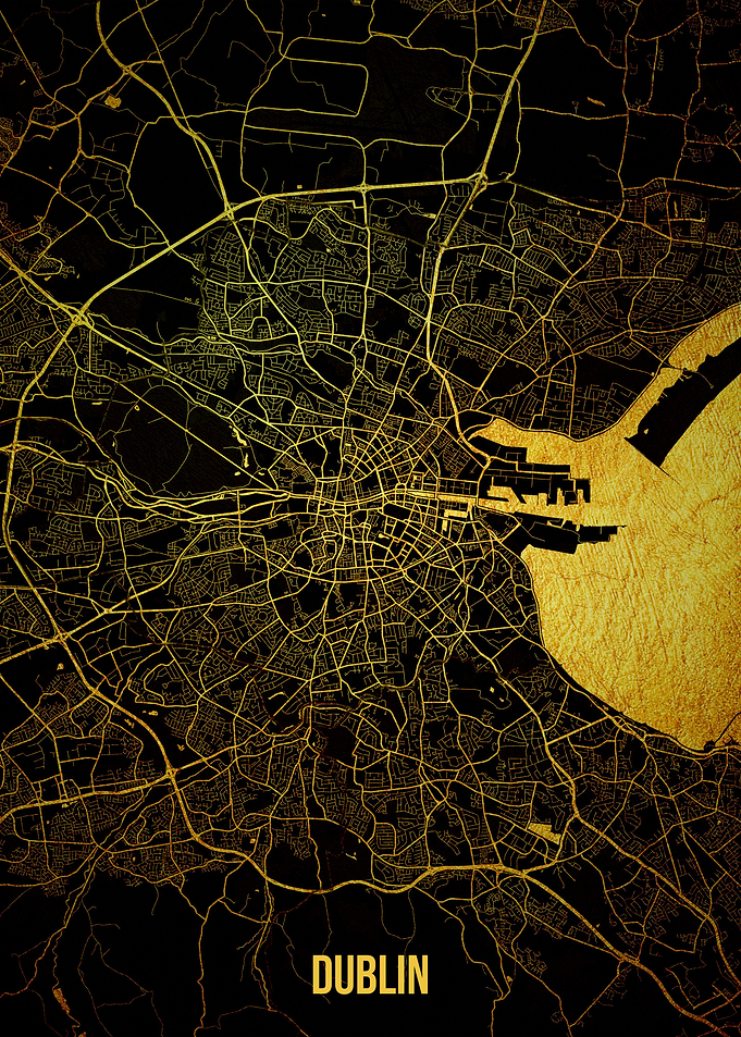 Dublin gold map