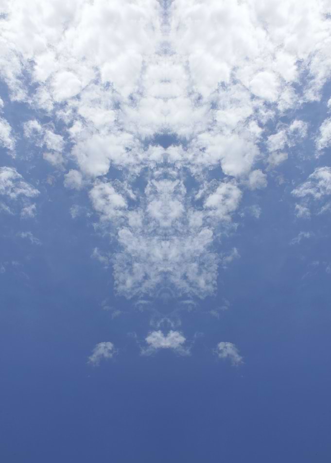 Trippy psychedelic sky