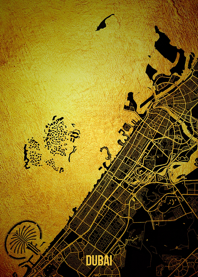 Dubai gold map