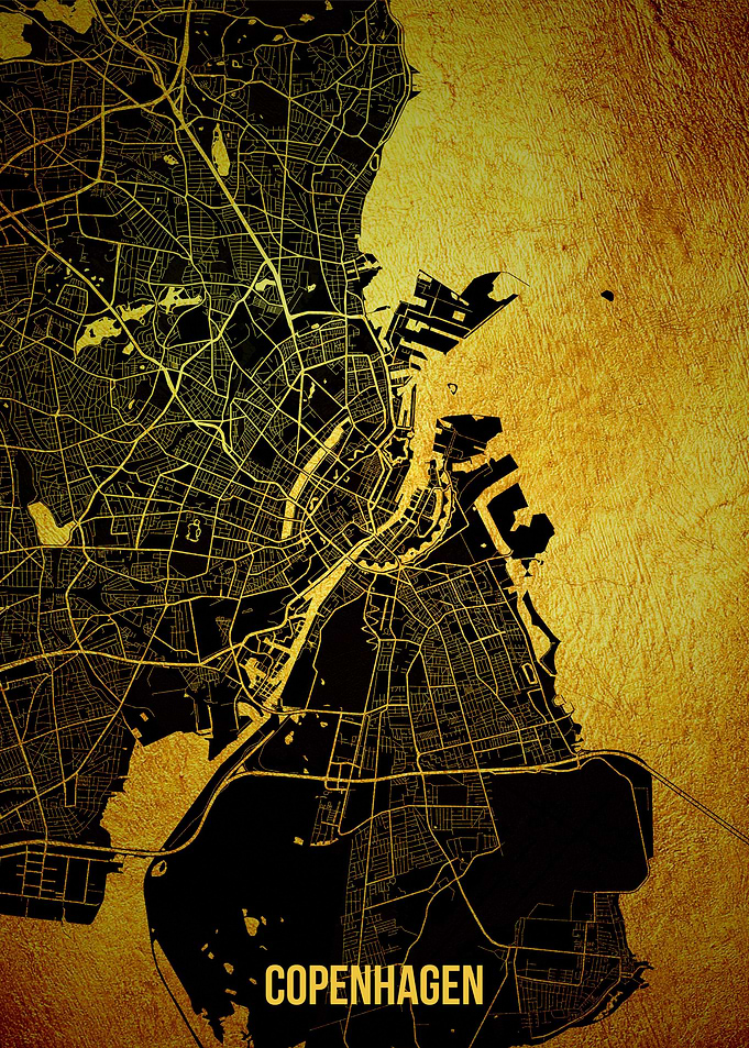 Copenhagen gold map
