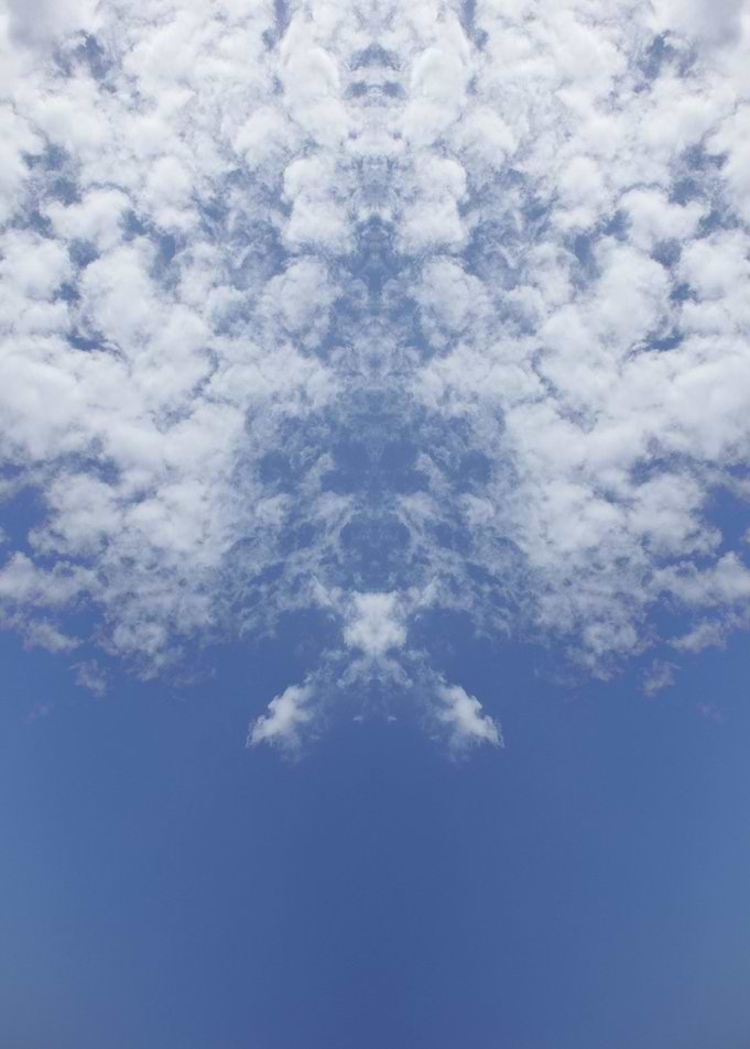 Trippy psychedelic sky