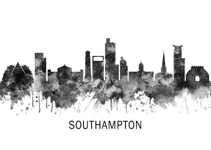 Southampton England BW
