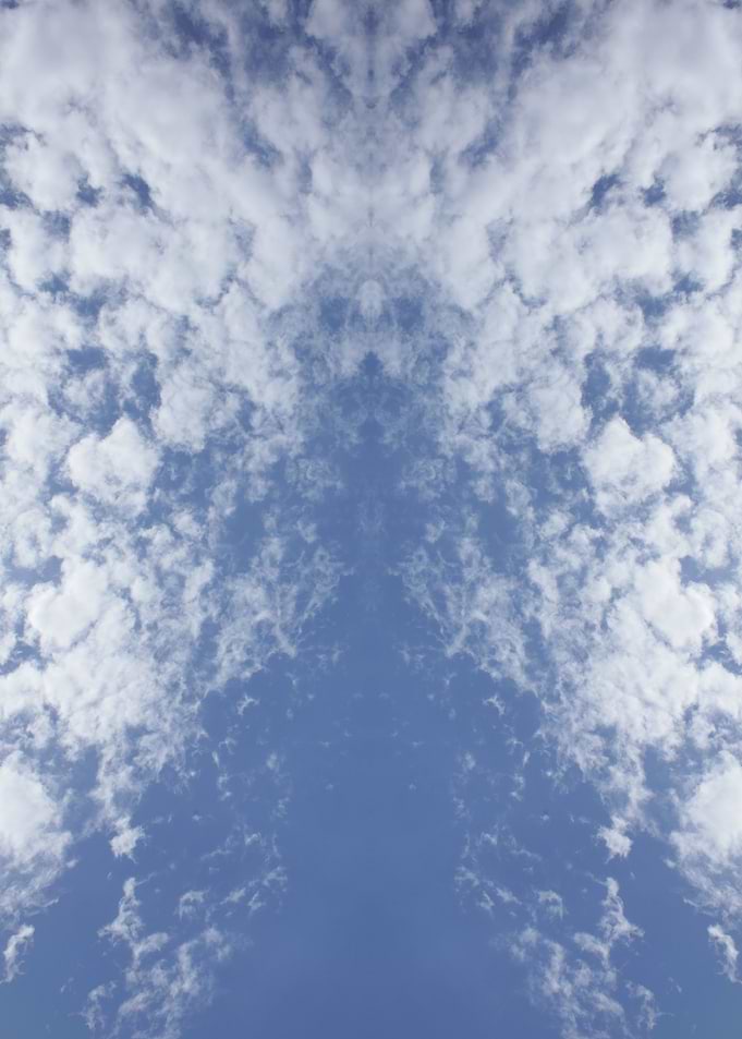 Trippy psychedelic sky