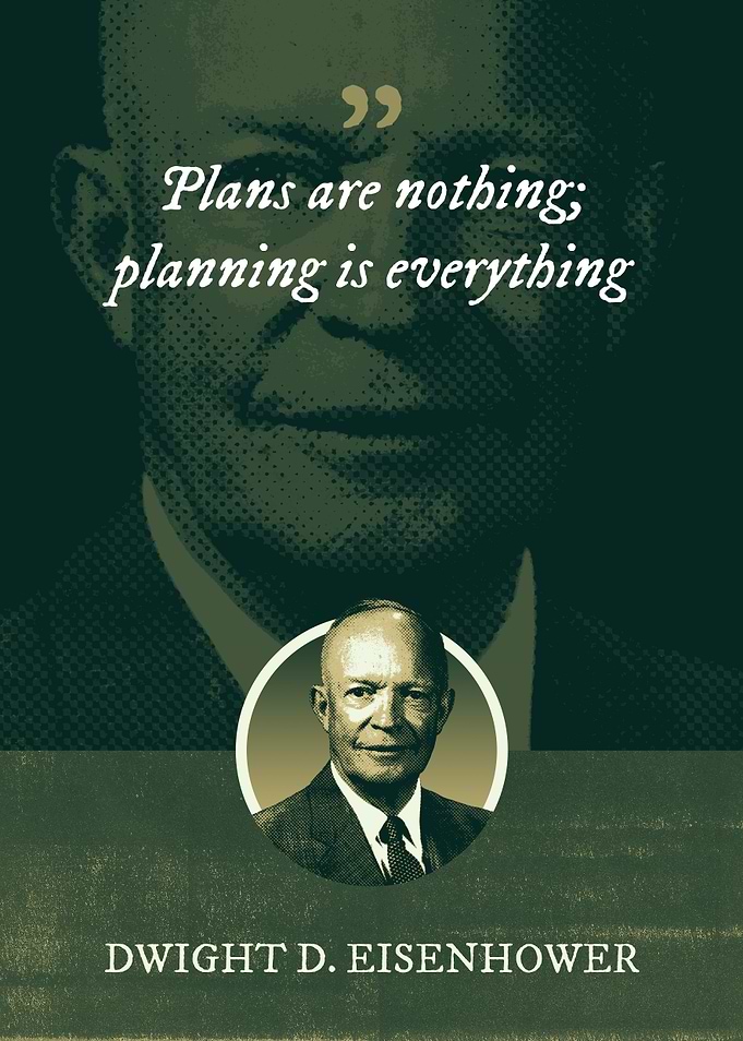 Plans are nothing